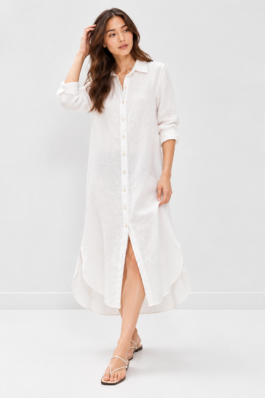 ASYMETRICAL HEMLINE LONG SHIRT