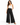 PATTERNED HEM LINEN PANTS