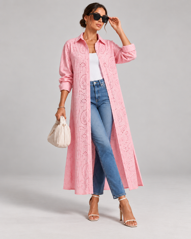 BRODERIE LONG SHIRT
