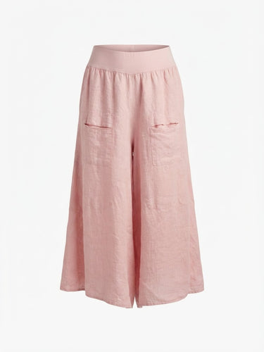 SCHOOL BREAK LINEN PANTS