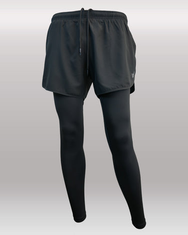 MEN 2 IN 1 RUNNING LEGGINGS