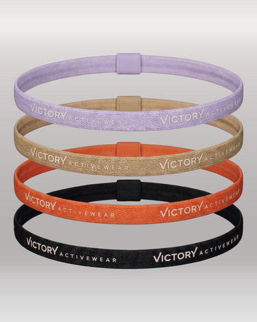 VICTORY SKINNY HAIRBANDS - PACK OF 4